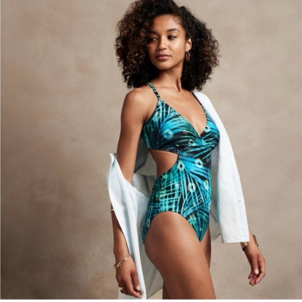 Banana Republic One piece swim with cutouts